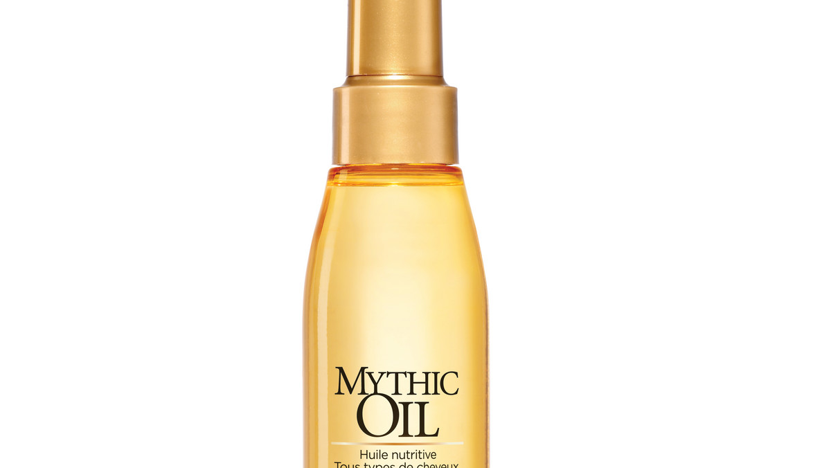 Mythic Oil od L'Oréal Professionnel to uniwersalny olejek upiększający, który dostosowuje się do każdego rodzaju włosów dodając im blasku.