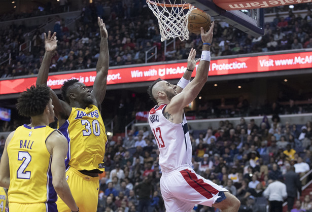 Liga NBA: Osiem punktów Gortata. Wizards wygrali z Lakers