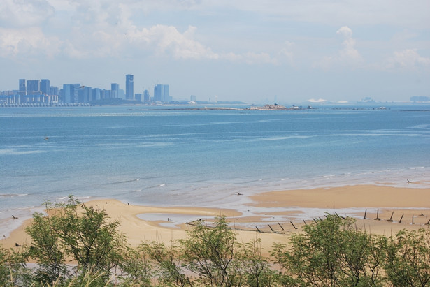 Tajwańskie Kinmen w pobliżu chińskiego Xiamen