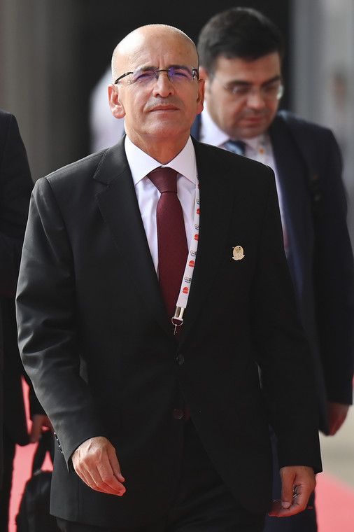 Turecki minister finansów Mehmet Simsek
