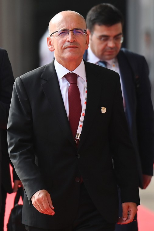 Turecki minister finansów Mehmet Simsek