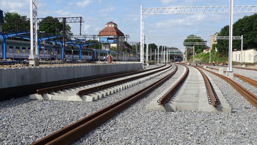 Olsztyn Główny. Przybywa nowych torów i rozjazdów [ZDJĘCIA]