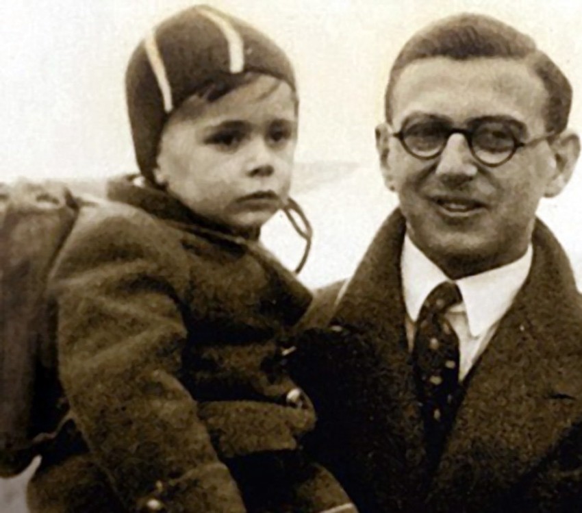 Vinton 1939. sa jednim od spasene dece