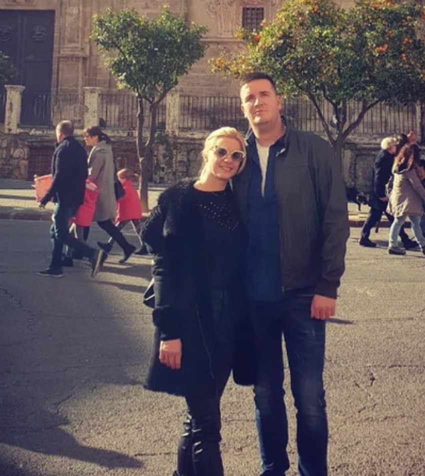 Svetlana Grubor sa suprugom