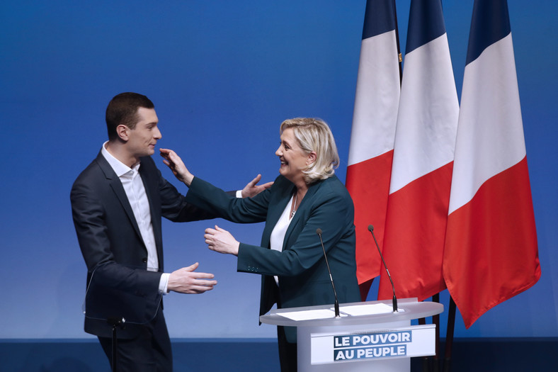 Jordan Bardella i Marine Le Pen