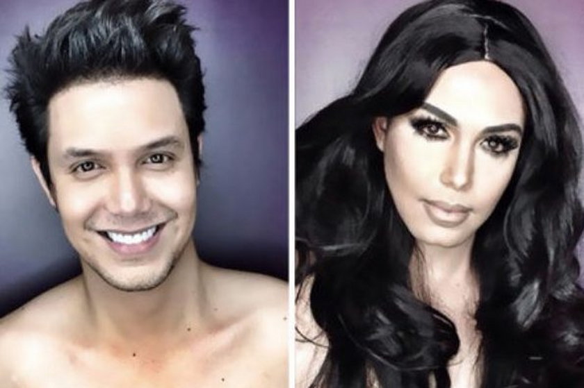 Paolo Ballesteros makijażem upodabnia się do aktorek Hollywood