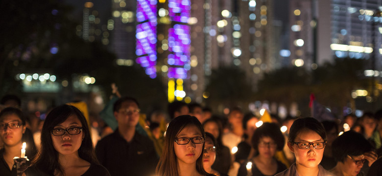 Mieszkańcy Hongkongu uczcili ofiary masakry na Tiananmen