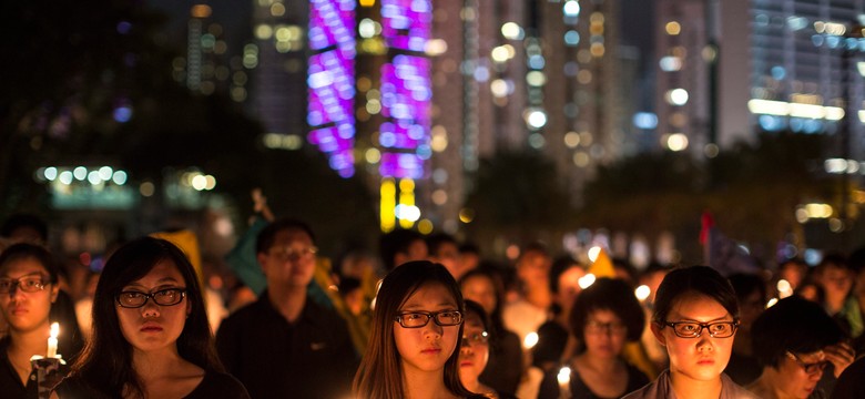 Mieszkańcy Hongkongu uczcili ofiary masakry na Tiananmen