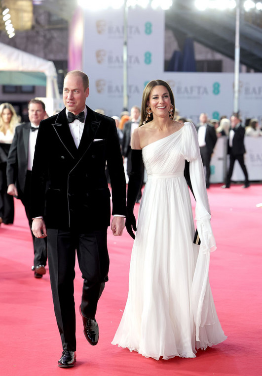 Książę William i księżna Kate na gali BAFTA 2023