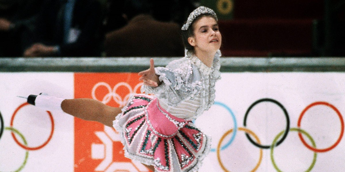 Katarina Witt to jedna z najlepszych łyżwiarek figurowych w historii.