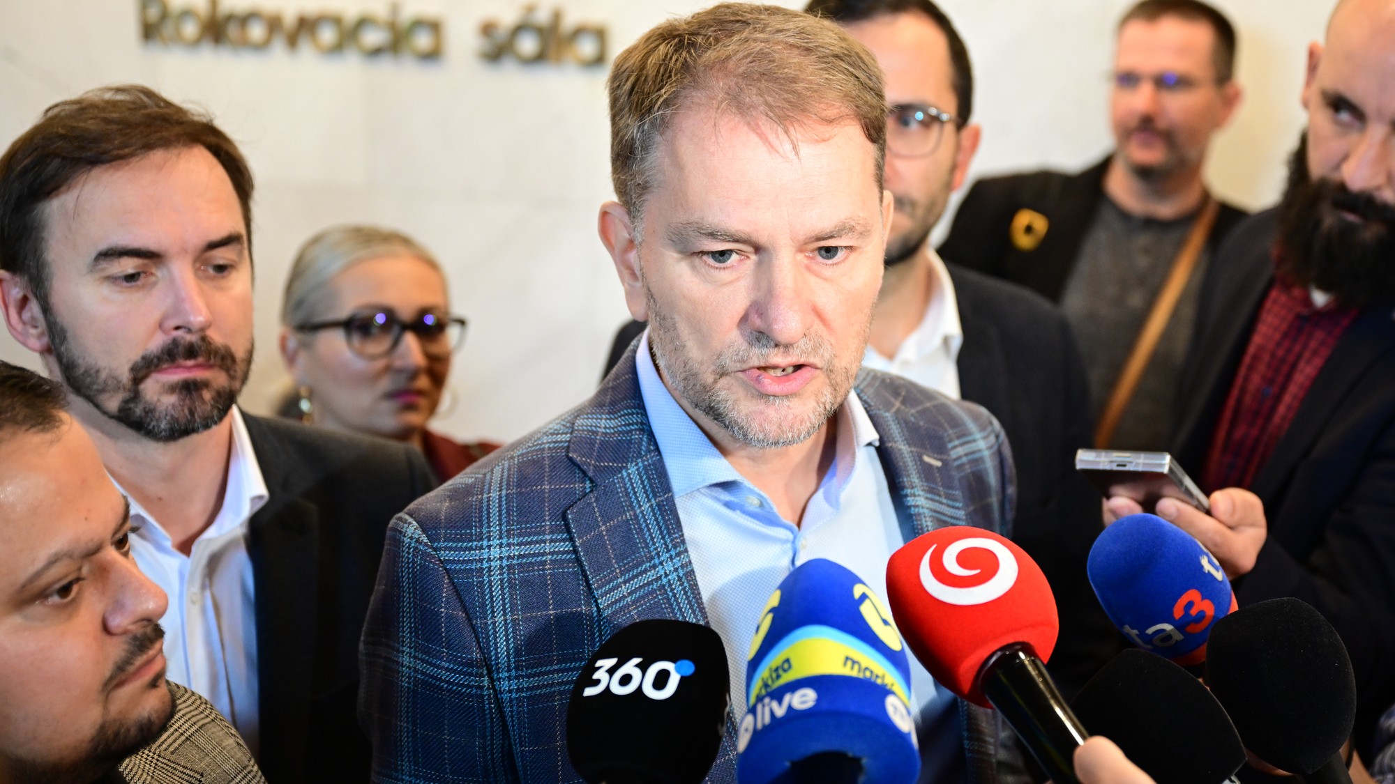 Predseda Hnutia Slovensko Igor Matovič.