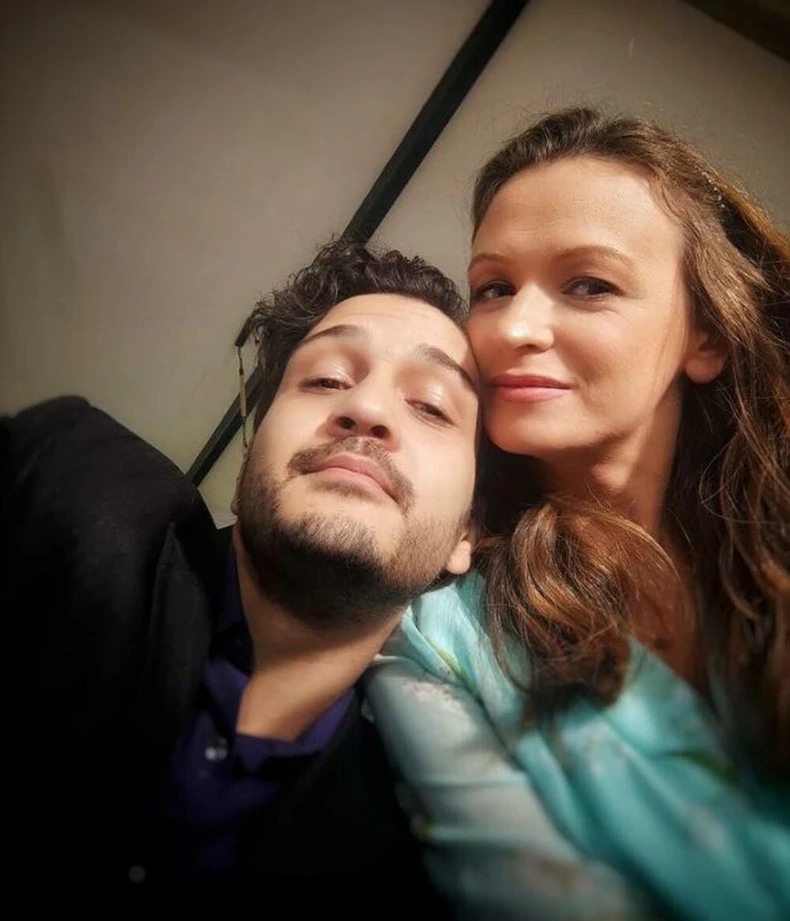 Stojan sa suprugom Andrianom