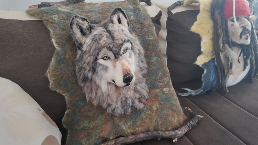 Umetnine od "bustovane" vune