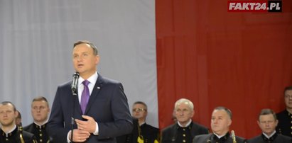 Gorąco podczas wizyty prezydenta Dudy w Polkowicach