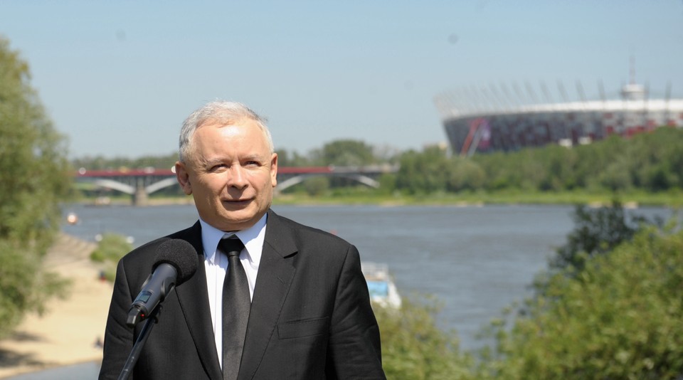 Jarosław Kaczyński, fot. PAP/Andrzej Hrechorowicz