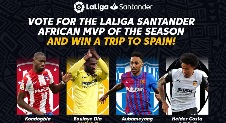 The power is in your hands to select your La Liga African MVP