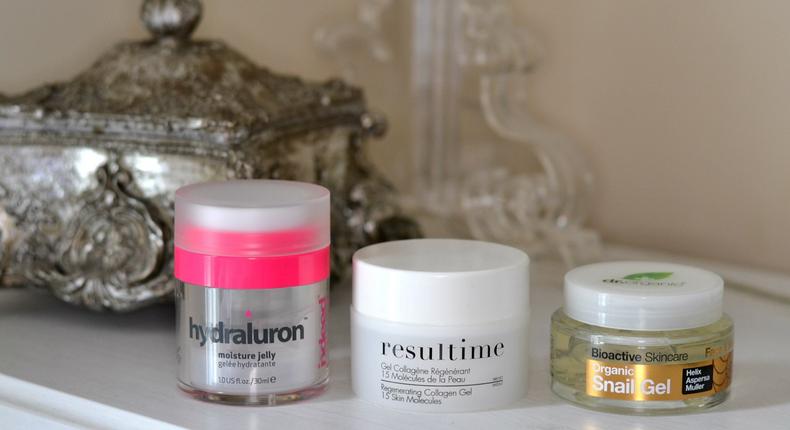 Gel moisturisers