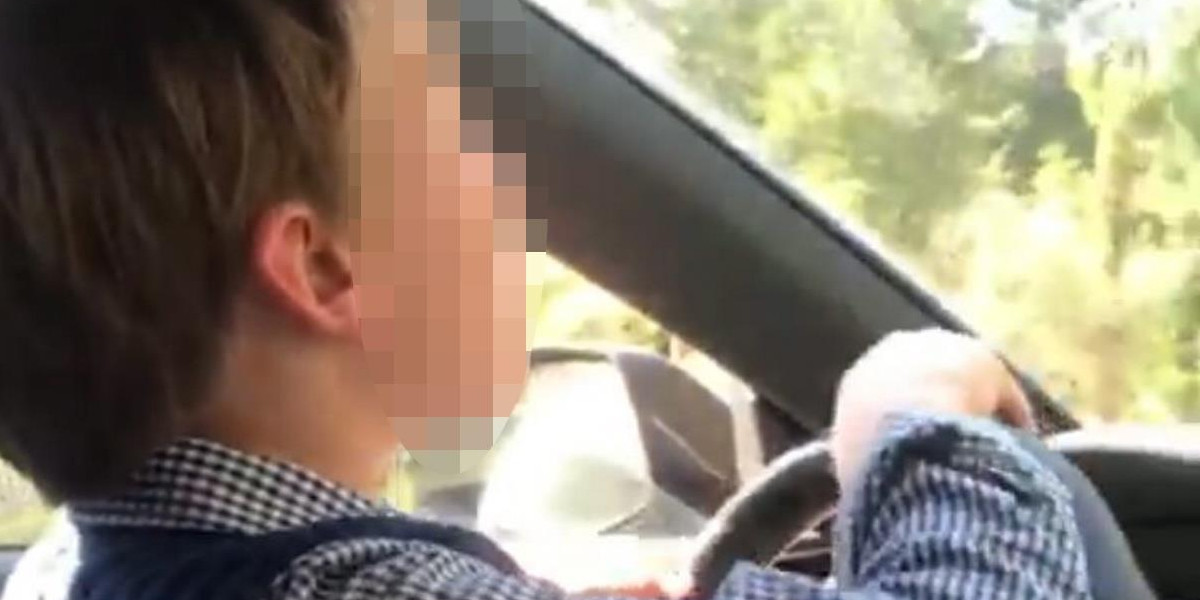 9-letni syn Małgorzaty Rozenek uczy się prowadzić auto