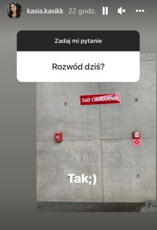 Katarzyna Zięciak na Instagramie