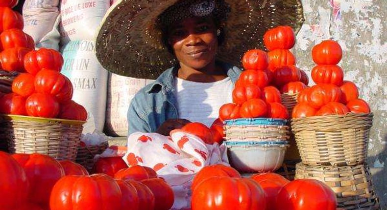 Ghanaian Food Market