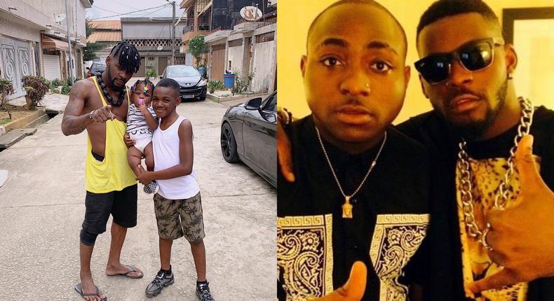 Davido, Dj Arafat and his children