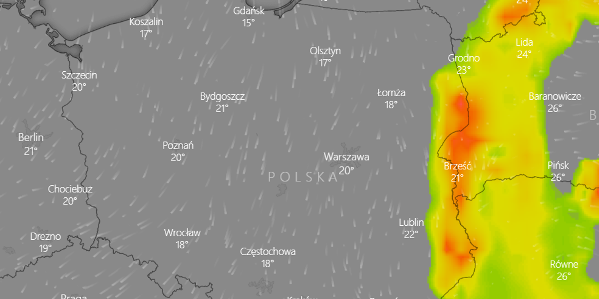 Gdzie jest burza? Gdzie pada deszcz? Radar burz online ...