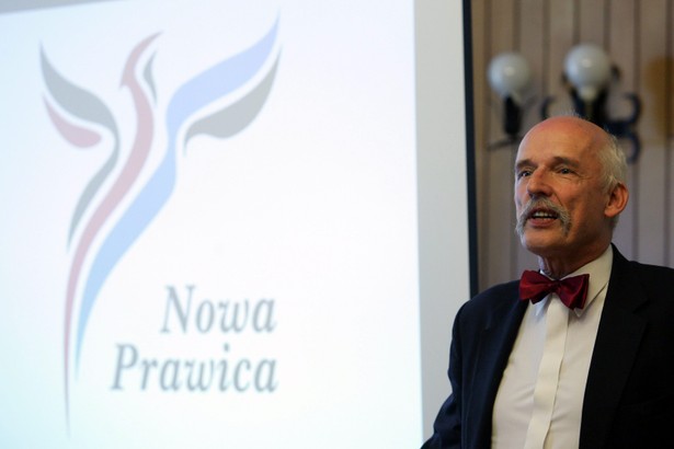 Janusz Korwin-Mikke. Fot. Bartek Wutke/Newspix.pl