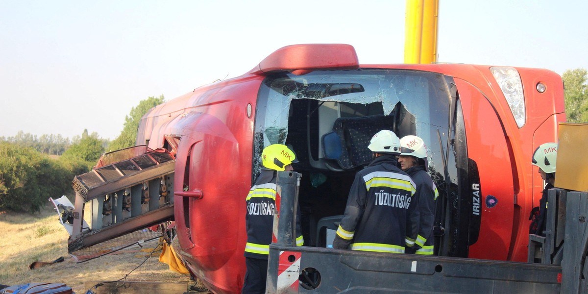 Pielgrzymi, którzy ucierpieli w wypadku autokaru na Węgrzech wracają do Polski. 