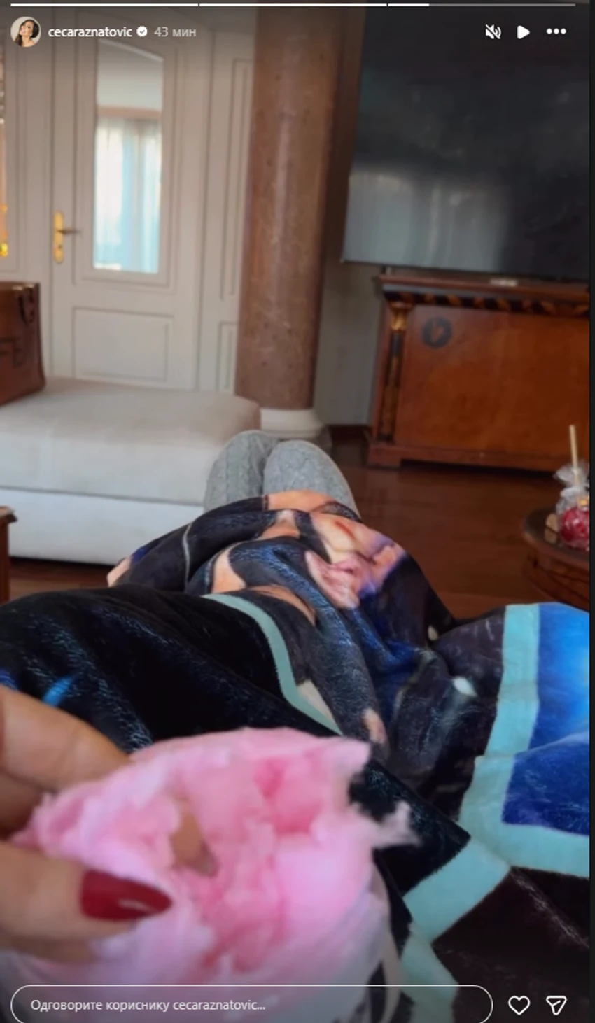 Ceca pokazala kako odmara u porodičnom domu 