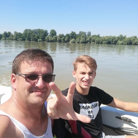 Boris Majorski sa ocem