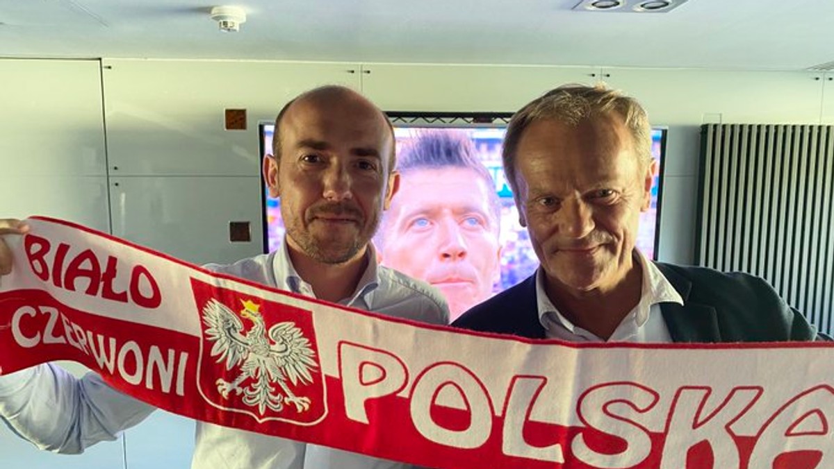 Borys Budka spotkał się z Donaldem Tuskiem. Razem oglądają mecz na EURO 2020