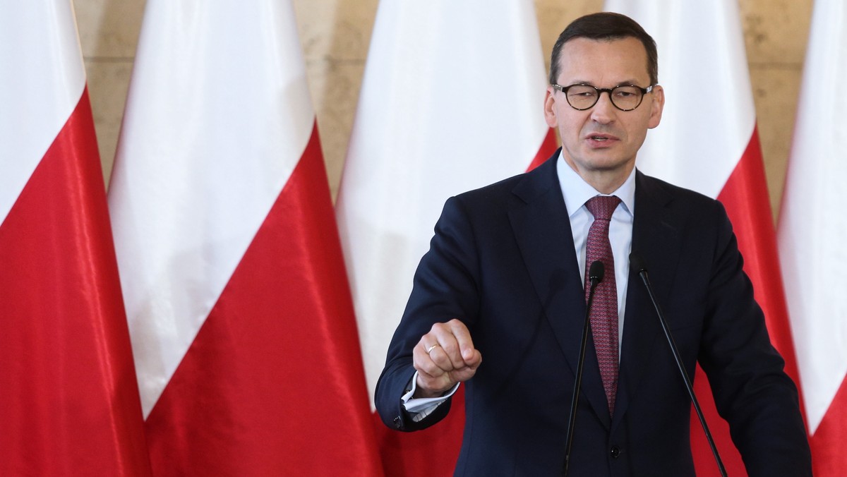 Mateusz Morawiecki po rozmowie z Małgorzatą Gersdorf