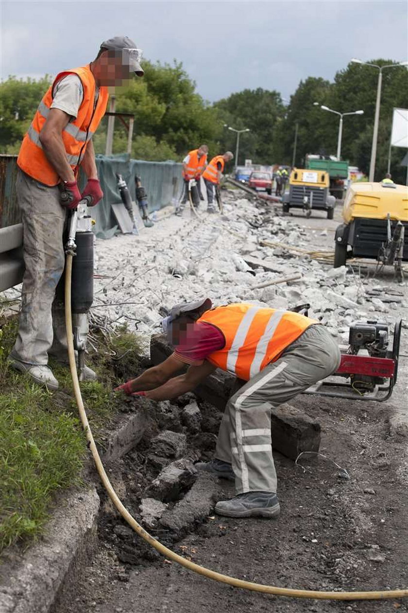 Remontują tylko pół wiaduktu