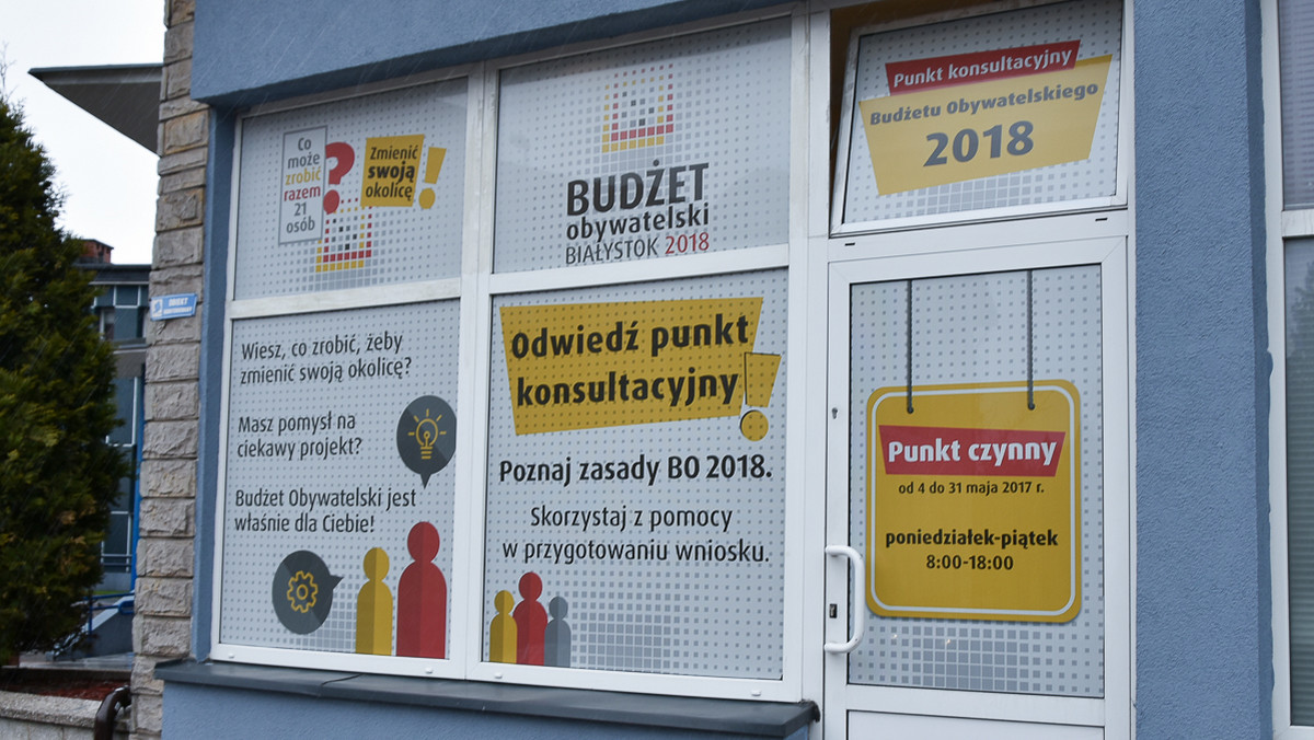 Urząd Miasta w Białymstoku rozpoczął przyjmowanie propozycji do Budżetu Obywatelskiego na 2018 rok. Będzie to już jego piąta edycja. W czterech poprzednich białostoczanie zgłosili ponad pół tysiąca projektów.