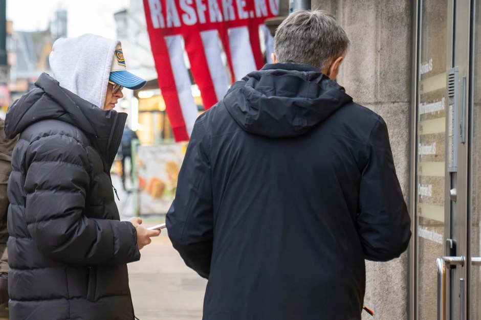 Marijus Borg Hoibi i advokat Petar Sekulić u Oslu 19. januara