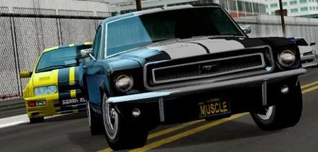Screen z gry "Ford Street Racing: LA Duel".