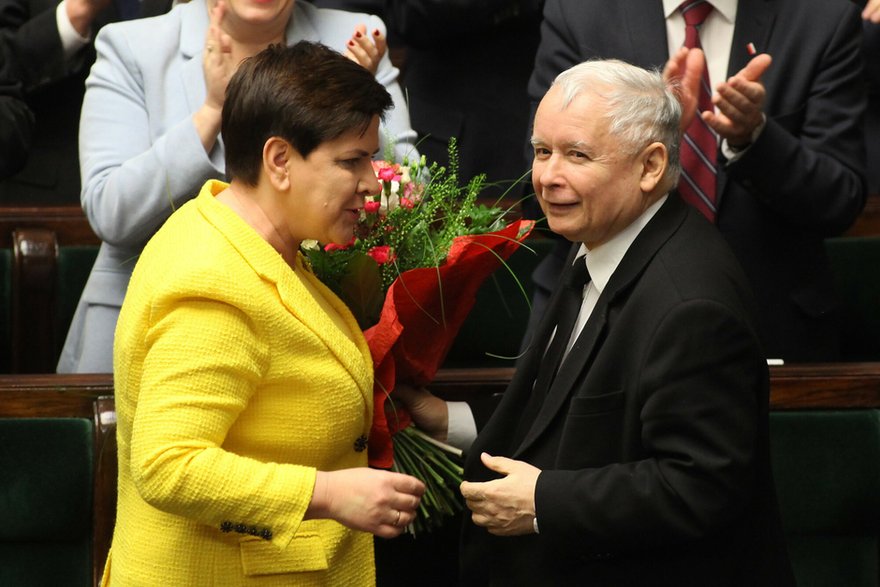 Beata Szydło, Jarosław Kaczyński