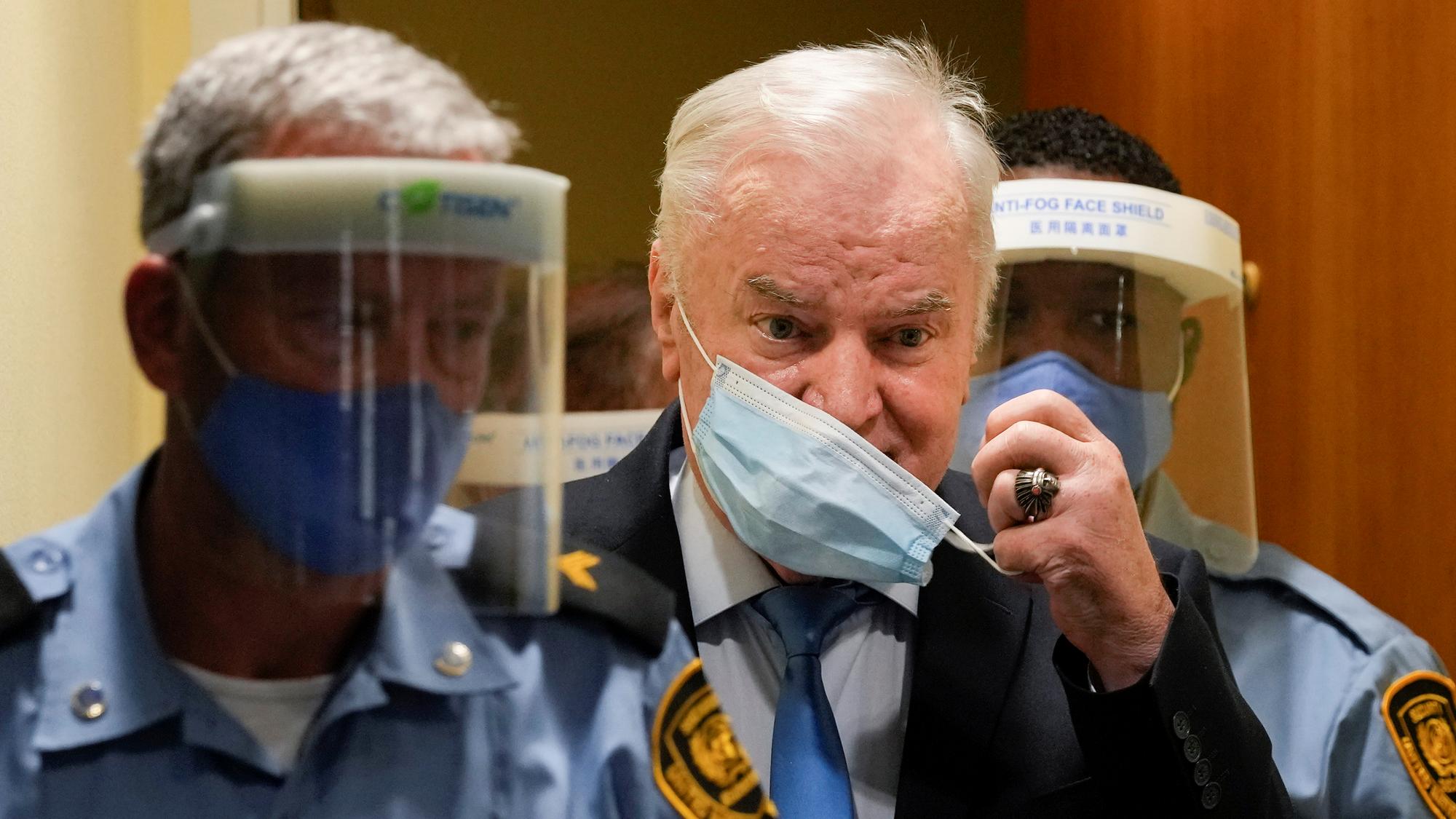 Ratko Mladic tesne pred verdiktom ICTY.