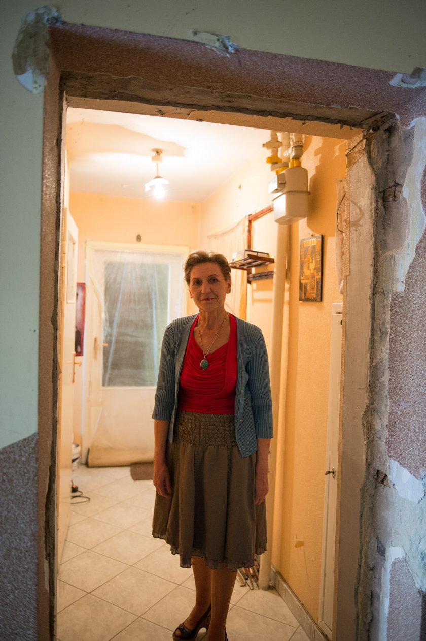 Stanisława Pilipczuk (67 l.), wybuch wyrwał drzwi w jej mieszkaniu