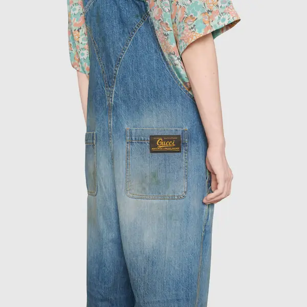 Spodnie Gucci eco washed organic denim