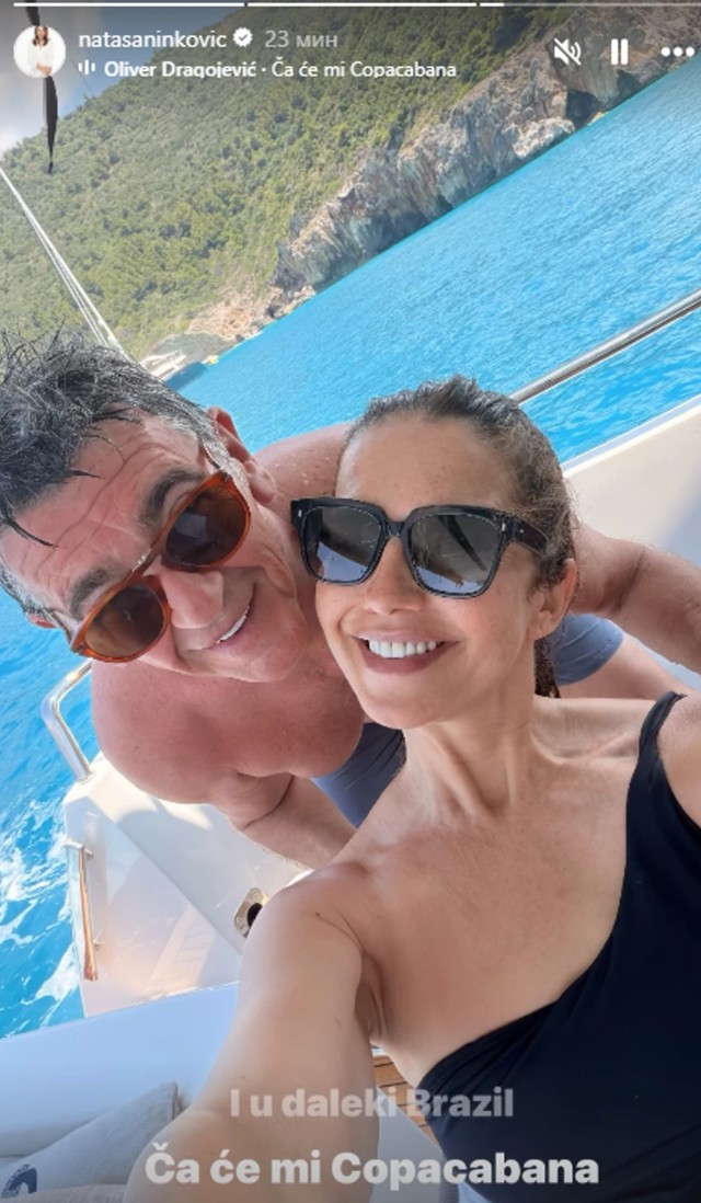 Nataša Ninković sa suprugom na krstarenju
