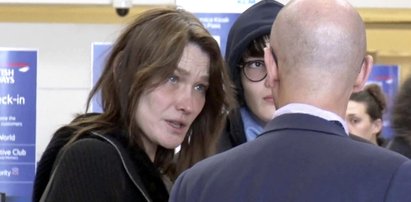 Była pierwsza dama bez makijażu. Carla Bruni ma już swoje lata