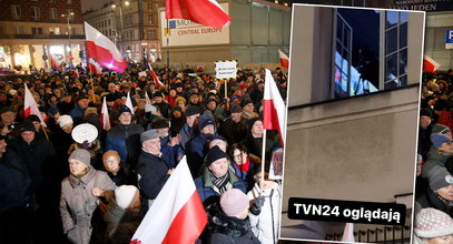 Kulisy protestu pod TVP wyszły na jaw. Jedna rzecz szczególnie zaskakuje