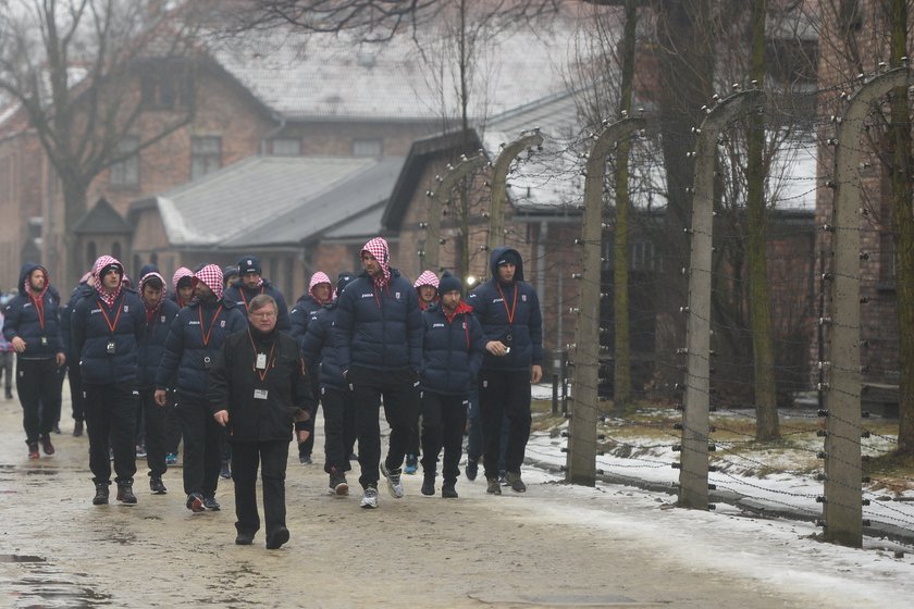 Niecodzienna wycieczka Chorwatów przed meczem z Polską