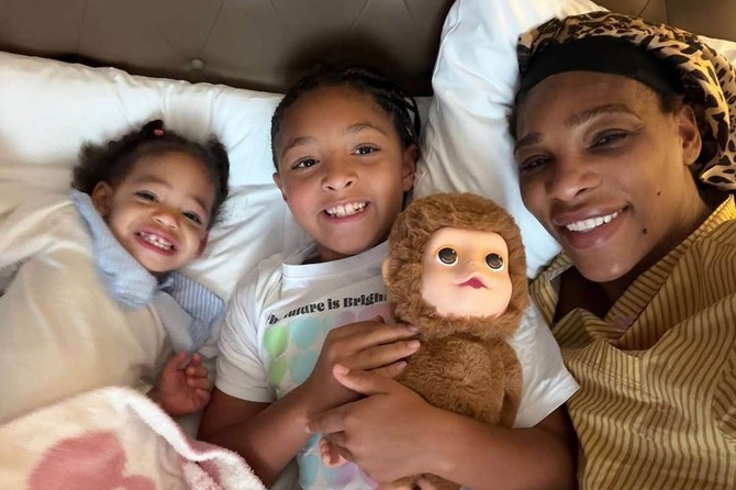 Serena Vilijams sa svojom decom