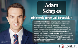 Kim jest Adam Szłapka? Minister do spraw Unii Europejskiej [BIOGRAM]