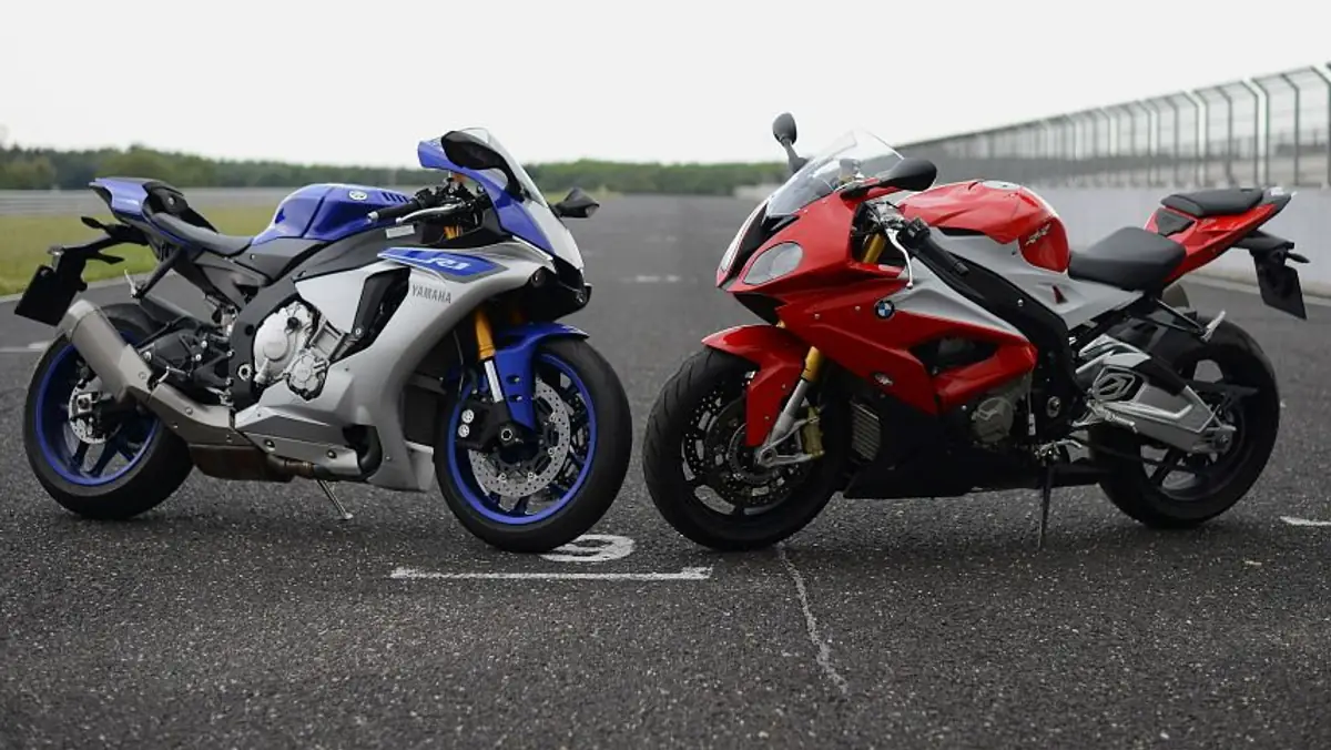 BMW S 1000RR i Yamaha YZF-R1 w teście porównawczym