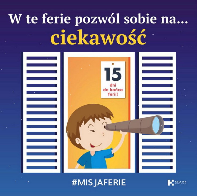 Spędź te ferie w ciekawy sposób. Rusza akcja #MisjaFerie