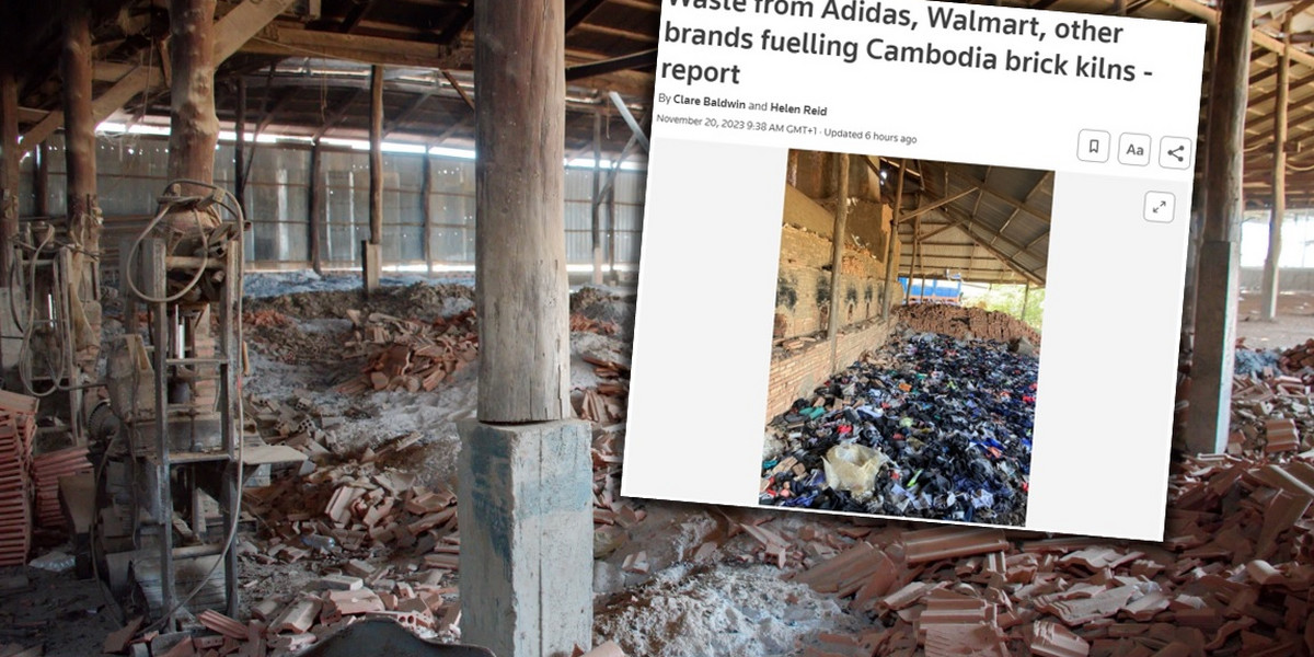 Reuters ujawnił treść raportu, odkrywającego tajemnice fabryk produkujących cegły w Kambodży
