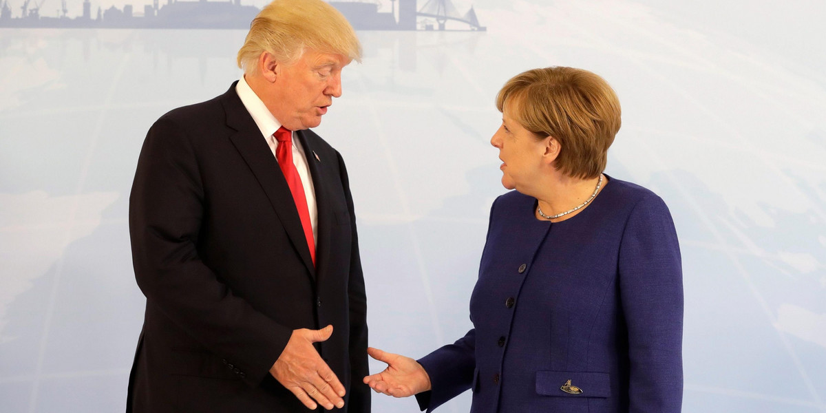 Merkel nie pozwoliła Trumpowi się poniżyć
